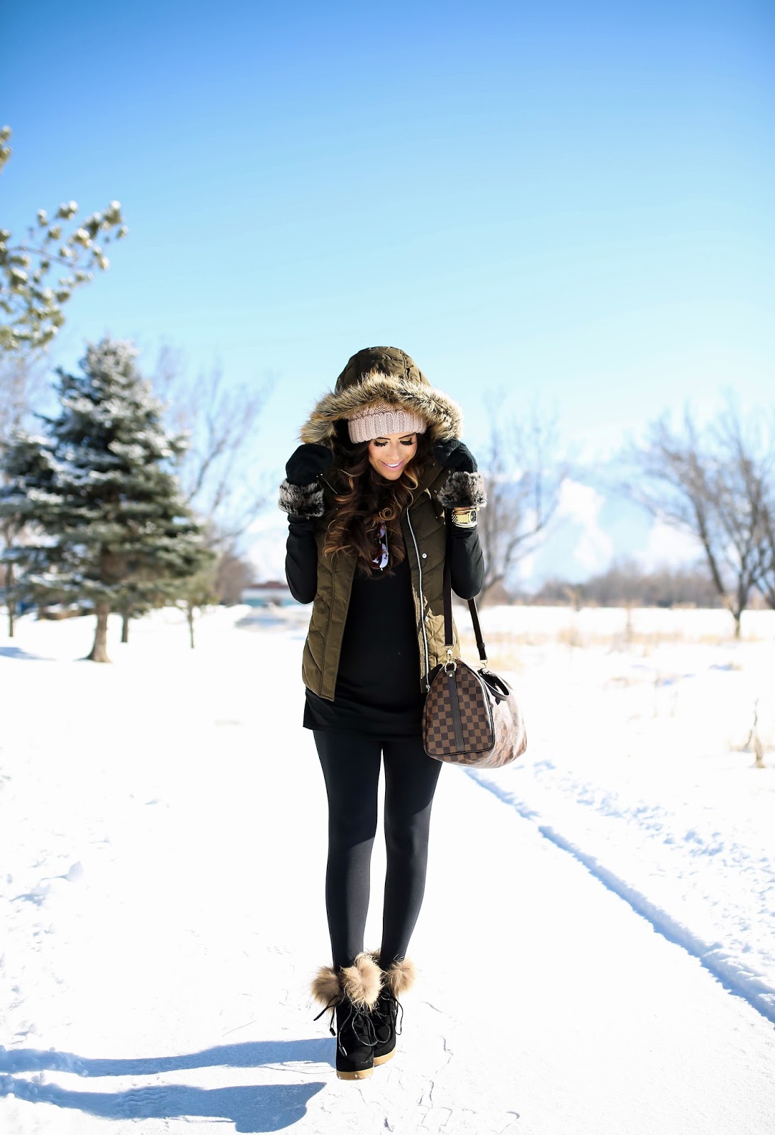 Wearing Colour in Winter - Arum Lilea