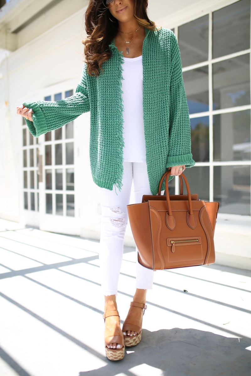 emily gemma, the sweetest thing, tan celine mini luggage, free people cardigan, best white v neck tee nordstrom, pinterest summer outfit ideas 2017, pinterest fall outfit ideas 2017, pinterest cardigan outfit idea, white jeans outfit ideas pinterest, layered gold necklaces, jbrand white jeans, cute all white outfit ideas, tulsafasphion blogger