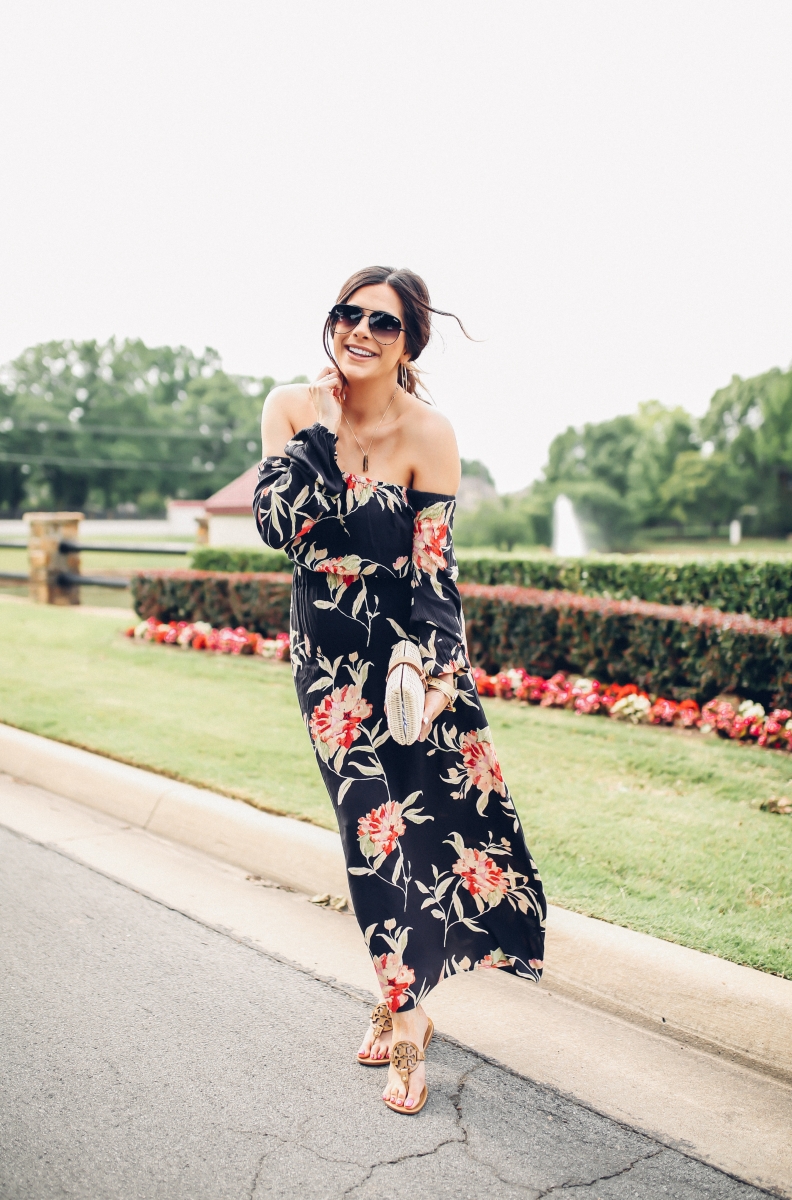 Maxi Dress + Messy Hair