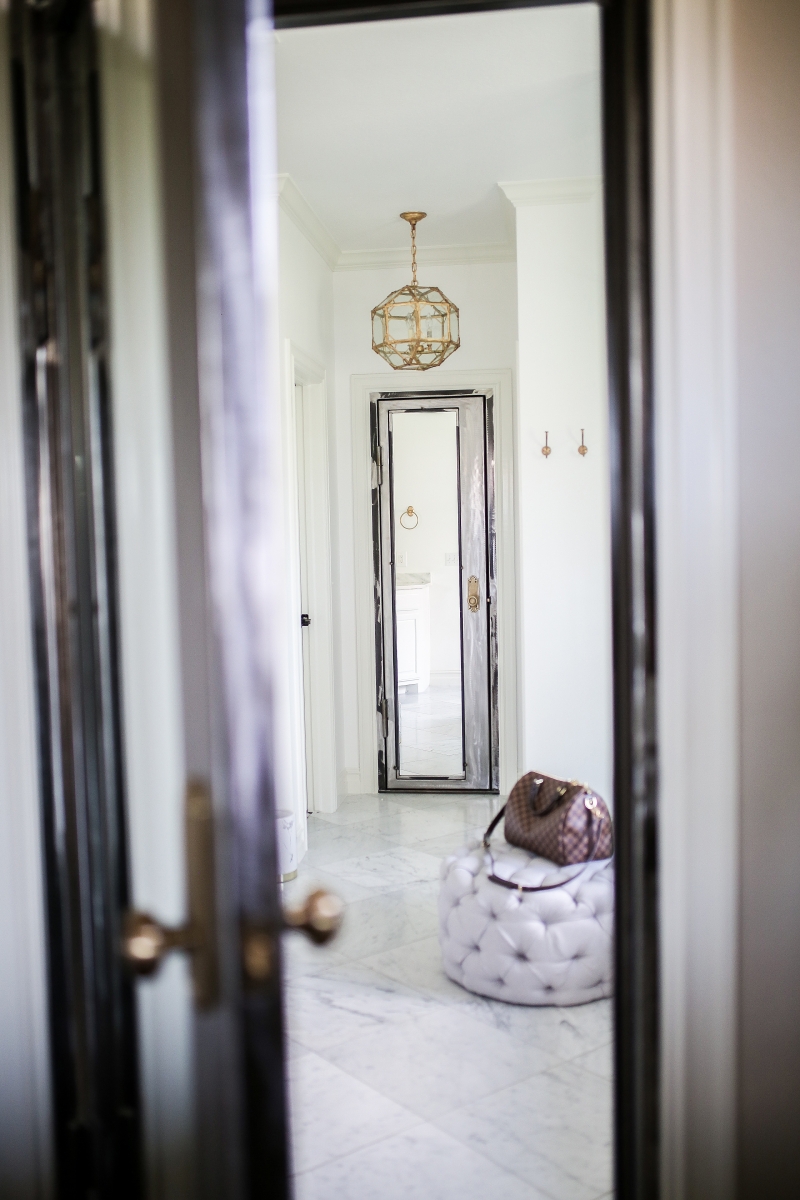 white marble bathroom, pinterest bathroom marble and gold, marble floors bathroom, marble countertops in bathroom, emily gemma bathroom, careers marble bathroom, free standing tub white, free standing out of ground faucet for tub, rob key designs doors, carerra marble and gold fixture bathroom, pinterest bathroom idea, luxury bathrooms pinterest, the sweetest thing blog home bathroom, gold light fixtures for bathroom