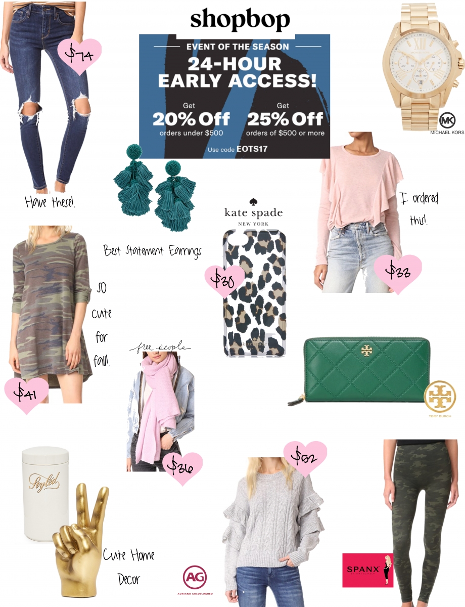 huge giveaway from @emilyanngemma blog, The Sweetest Thing - SHOPBOP SALE