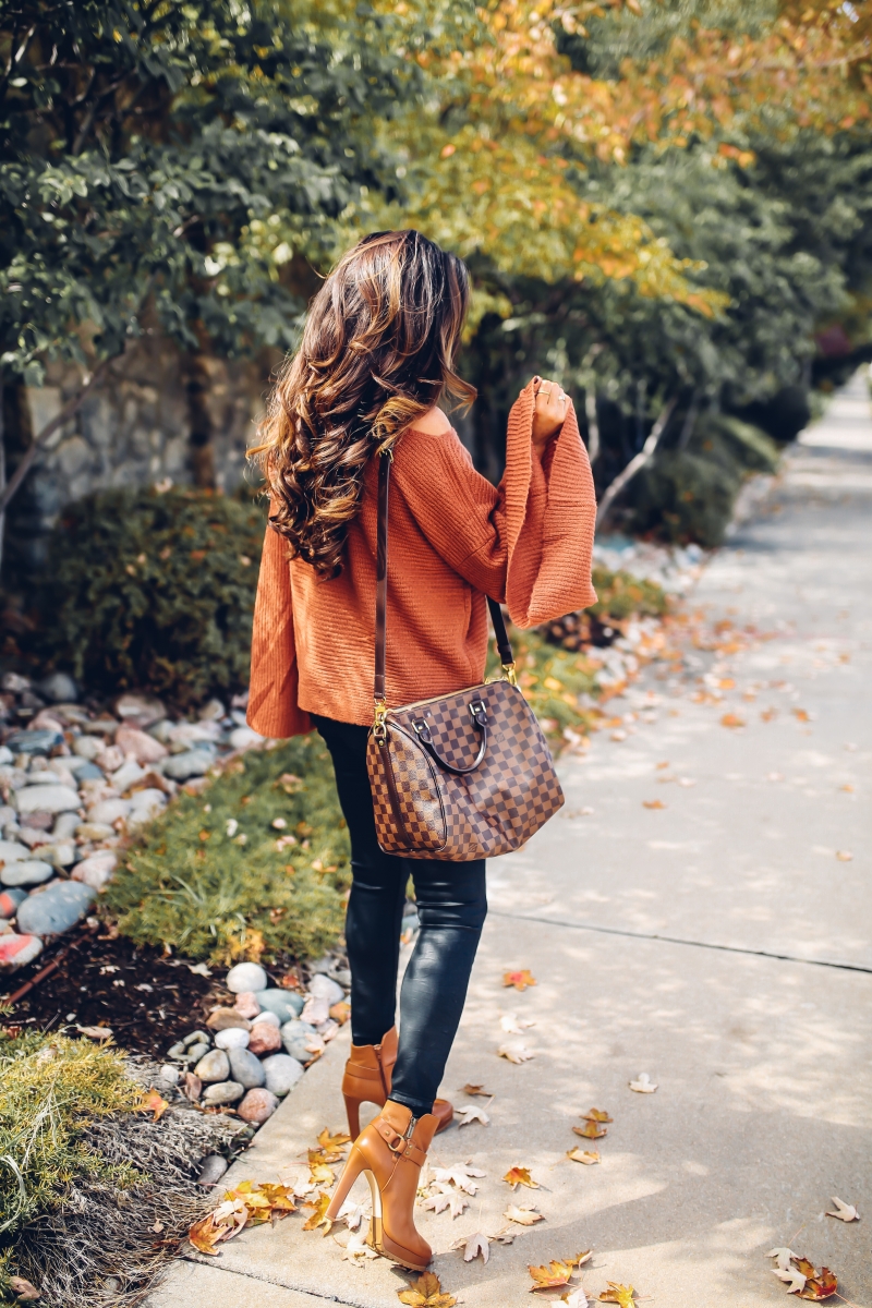 fall fashion 2017, pinterest fall outfits 2017, off the shoulder sweaters with booties for fall, black ripped denim outfit ideas fall, cute fall outfit ideas, DL1961 Instasculpt jeans, Speedy 30 Damier Ebene, Nordstrom BP sweater, The sweetest Thing blog fall outfits, emily ann gemma, popular fashion blog fall outfits, travel bloggers in denver, emily gemma denver