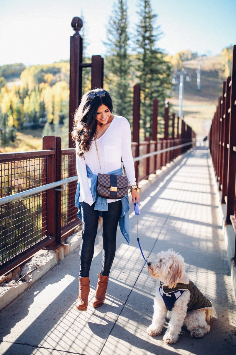 Easy Outfit To Recreate W/Basics In Your Closet + Low Ponytail Tutorial