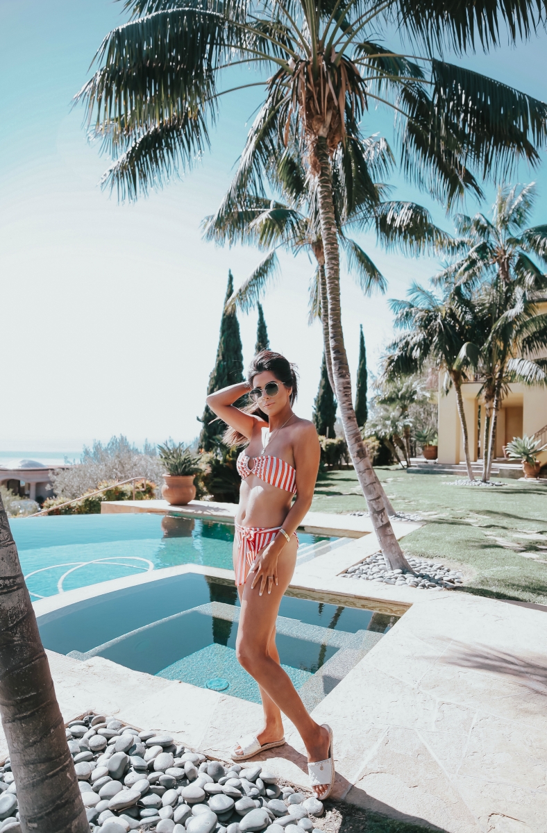 Striped Swimsuit + My Favorite Cover-Up For Vacay