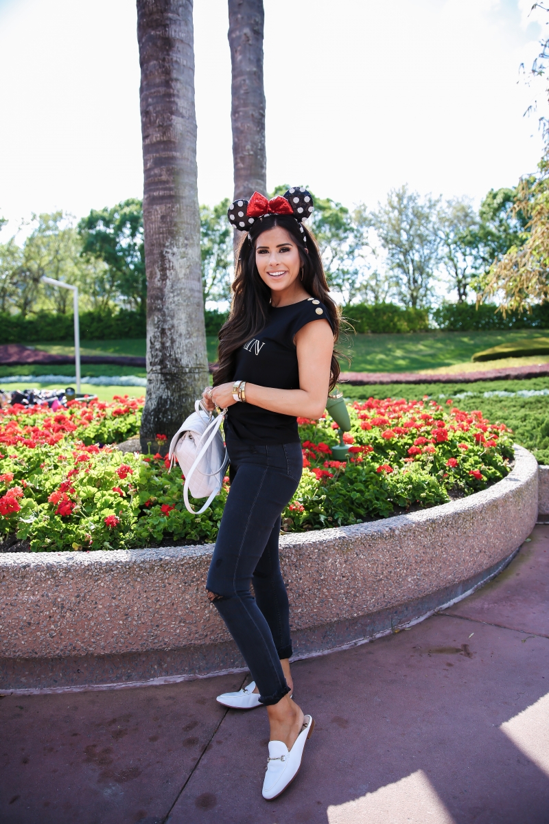 Cute Disney Outfits featured by top US fashion blog, Emily Gemma of The Sweetest Thing.