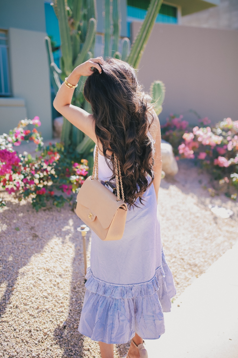 spring summer ruffled skirt fashion outfit 2018 pinterest emily ann gemma the sweetest thing blog