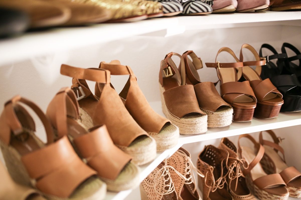 Cute Spring Shoes by popular US fashion blog, The Sweetest Thing: image of various wedge sandals.