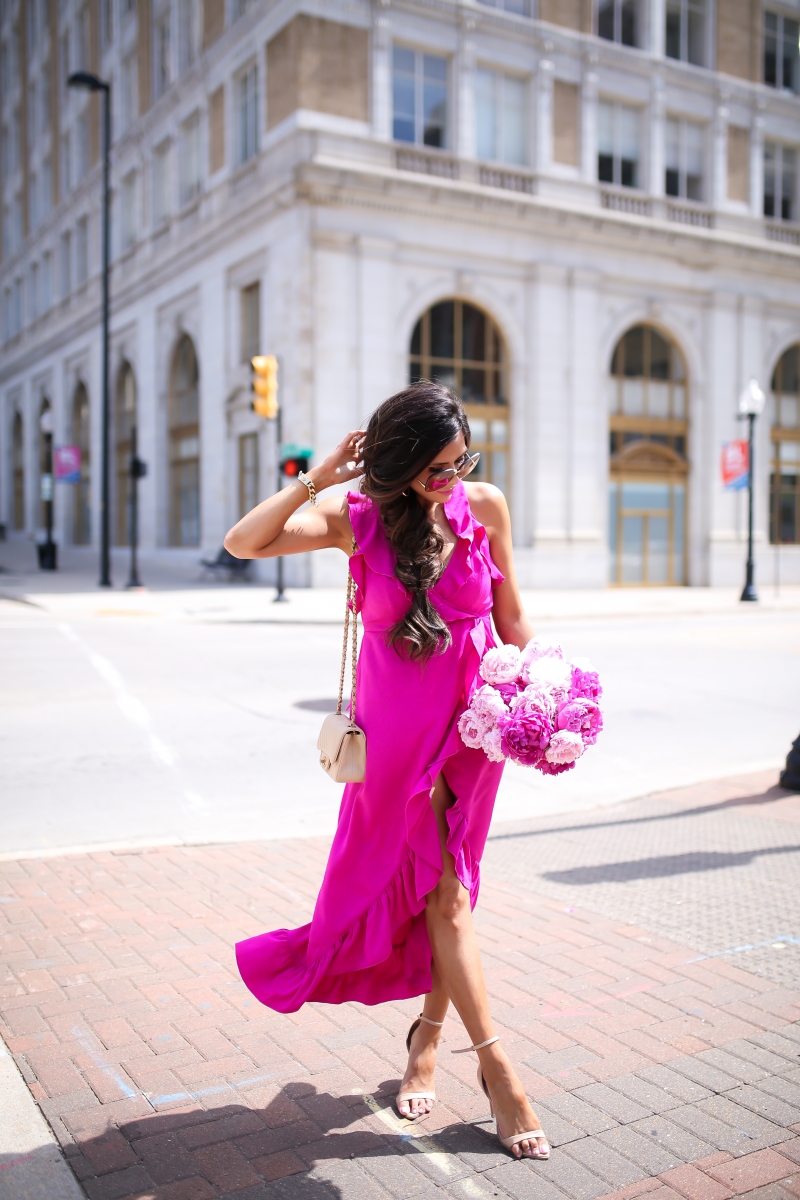 The Cutest Hot Pink Dress Under $100