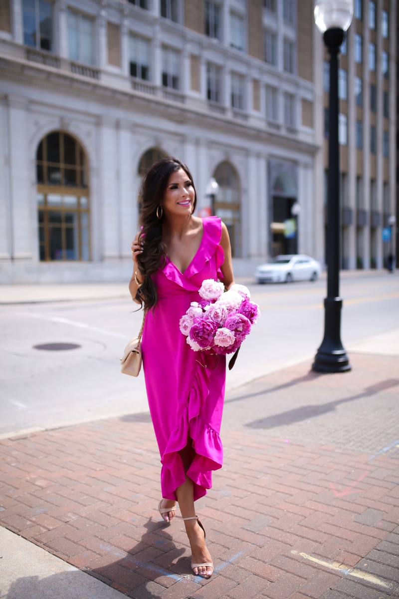 chanel mini hot pink dress