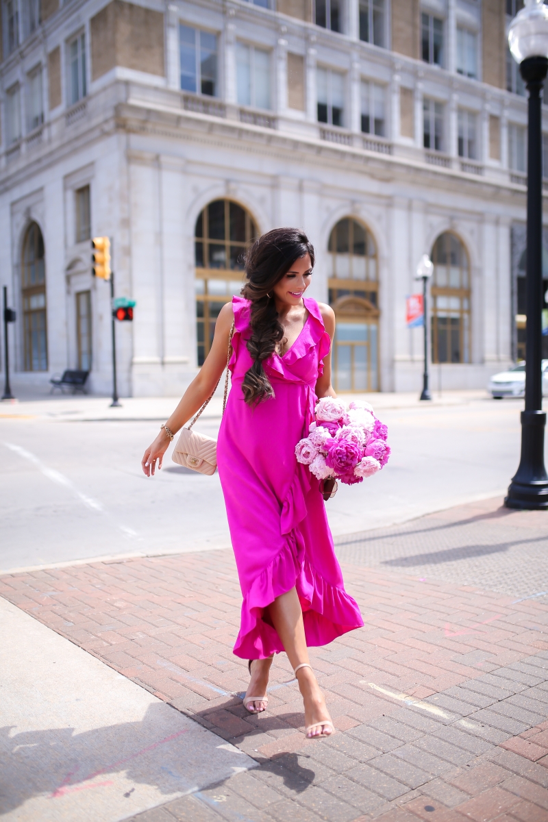 The Cutest Hot Pink Dress Under $100