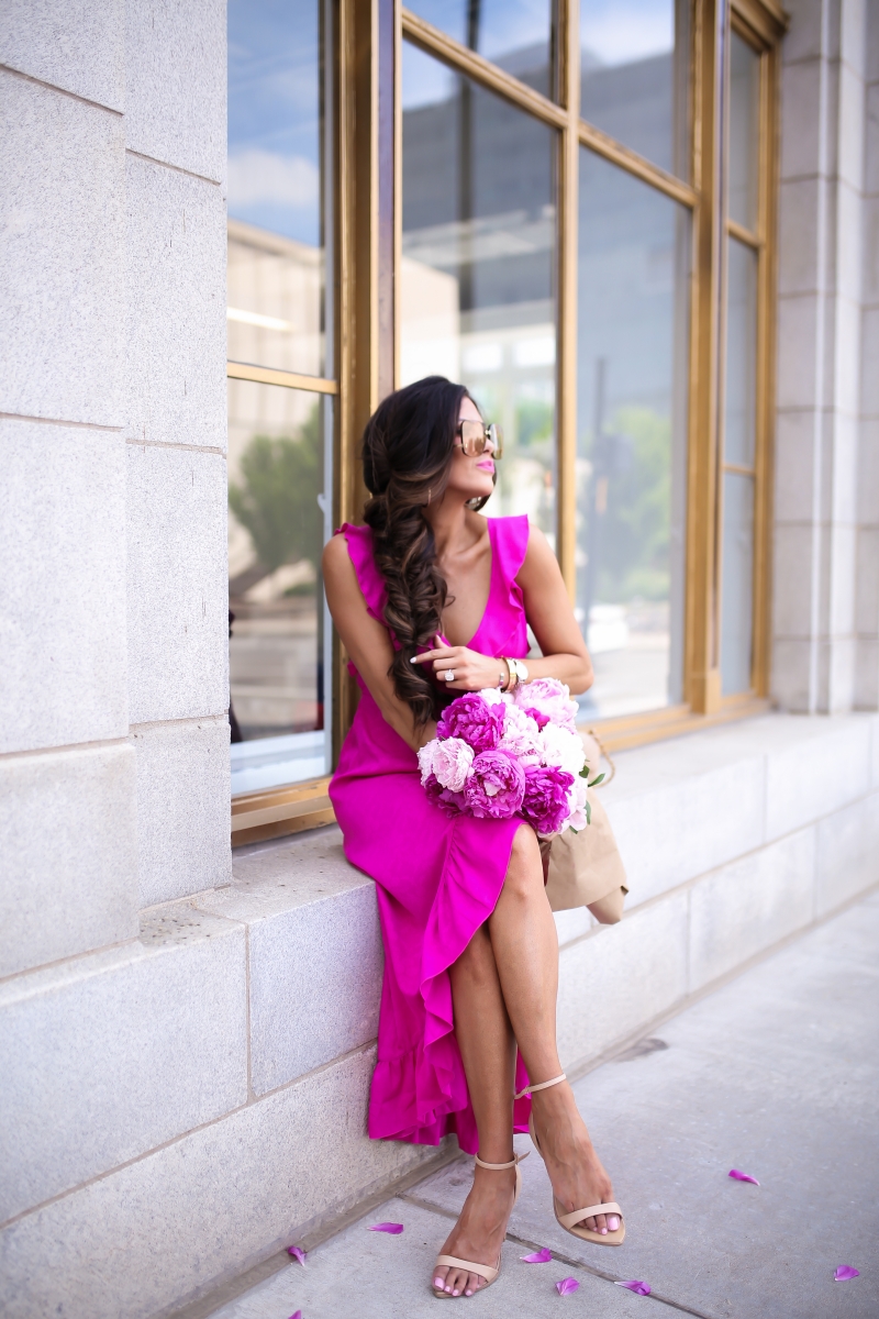 The Cutest Hot Pink Dress Under $100