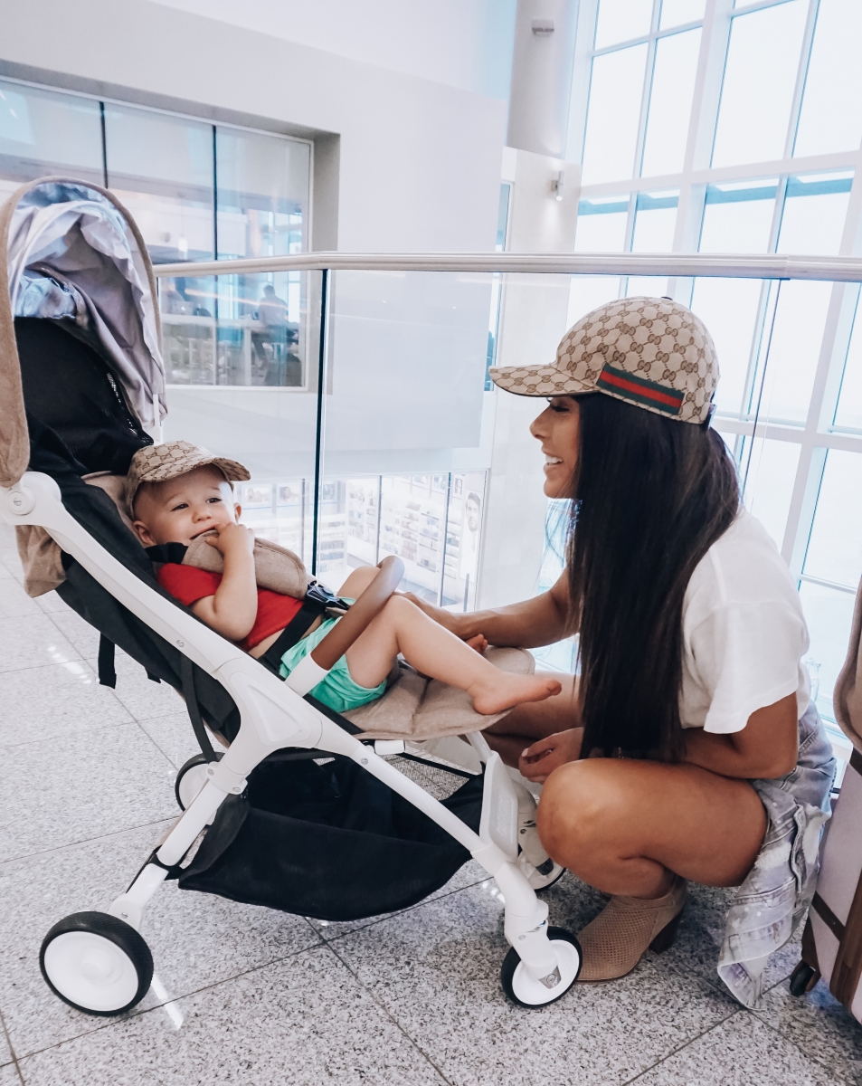 cute airport fashion pinterest 2018, babysing stroller review, baby boy and mommy fashion outfits pinterest, travel fashion cute womens outfit, chanel deauville large ecru