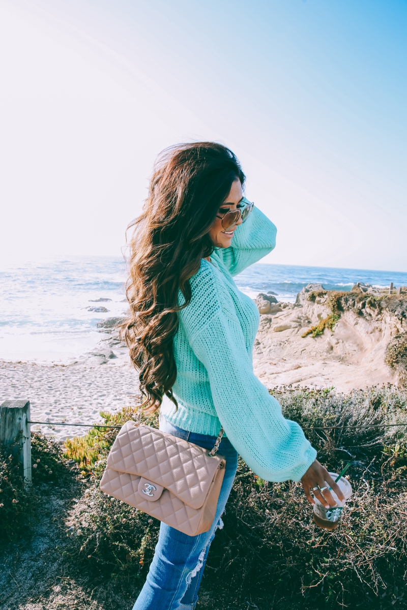 Light Blue Ruffle Dress - BLONDIE IN THE CITY