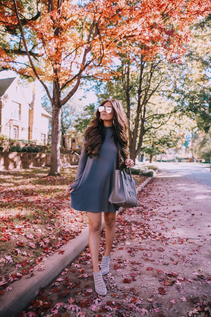 The Cutest Turtleneck Swing Dress For $18 | The Sweetest Thing