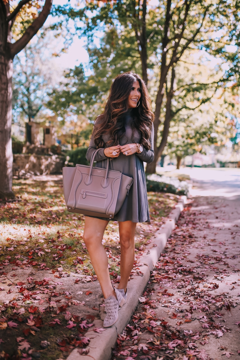 The Cutest Turtleneck Swing Dress For $18
