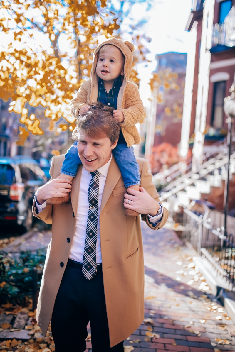 dad and baby boy fashion, pinterest fall family outfit idea 2018, womens fall fashion pinterest, christmas card fall family outfit 2018, family photo idea 2018 pinterest, burberry tie, emily ann gemma-10