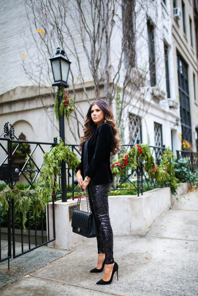 Sequin Leggins Outfit Ideas US fashion The Sweetest Thing