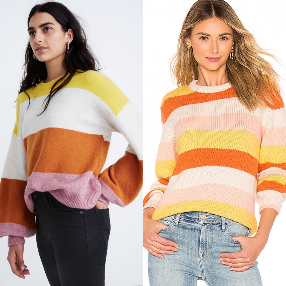 madewell gladwell sweater, stine goya kalle sweater dupe