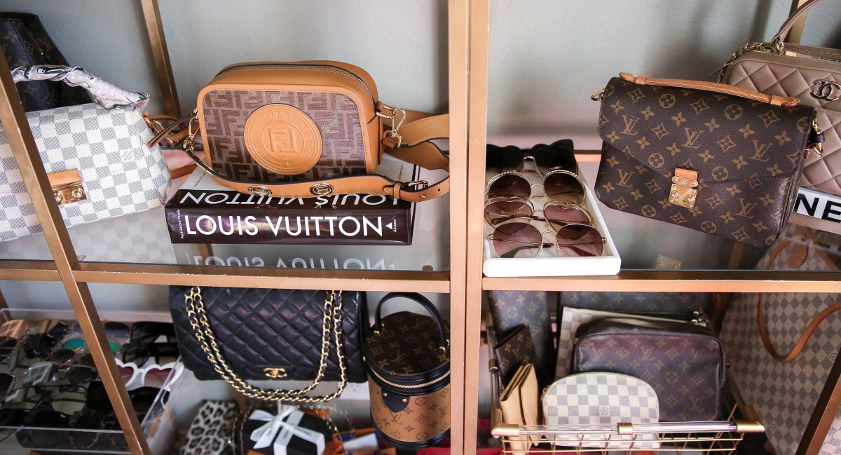 Last Look At My Office Space / Designer Handbag Collection Before Moving +  Louis Vuitton  Find