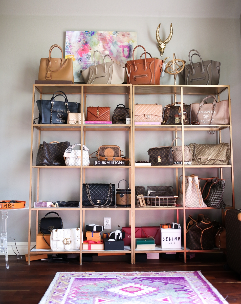 LUXURY HANDBAG CLOSET - HOW I STORE MY ENTIRE DESIGNER HANDBAG