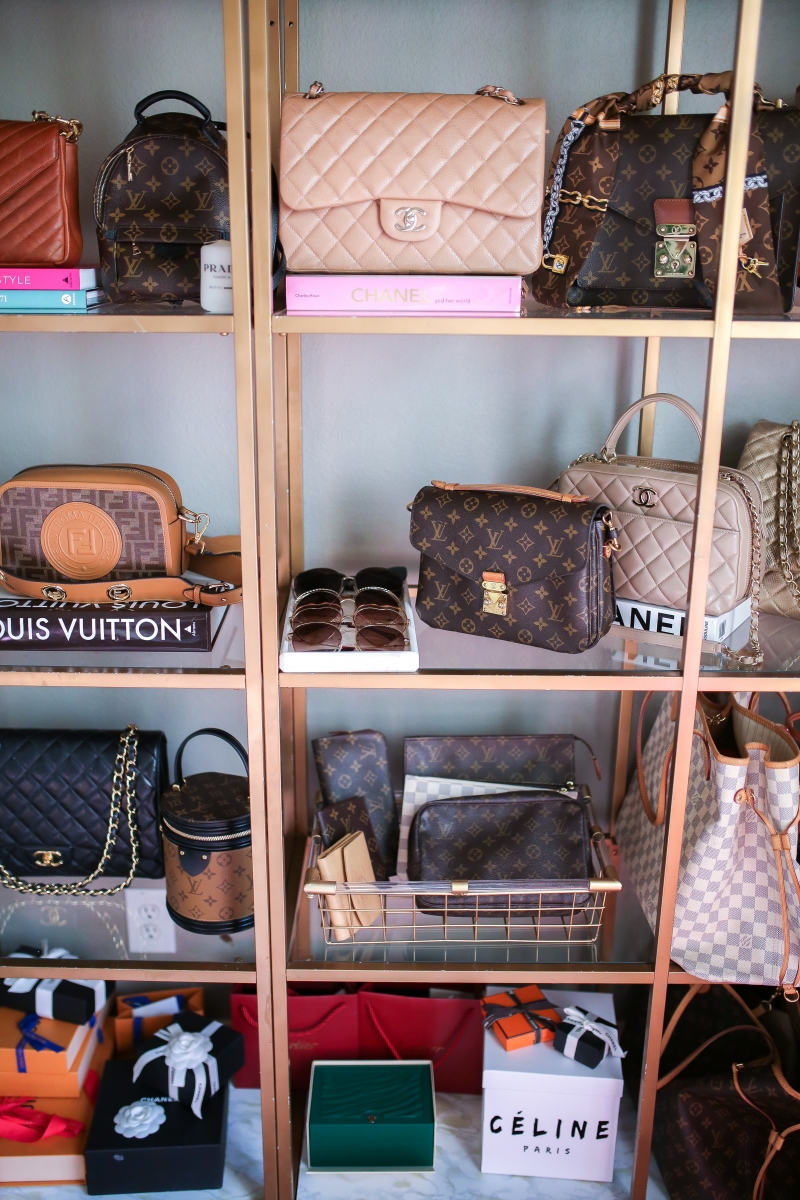Last Look At My Office Space / Designer Handbag Collection Before Moving + Louis  Vuitton  Find