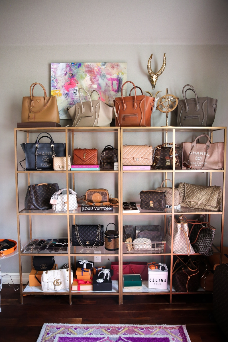 Last Look At My Office Space / Designer Handbag Collection Before Moving +  Louis Vuitton  Find