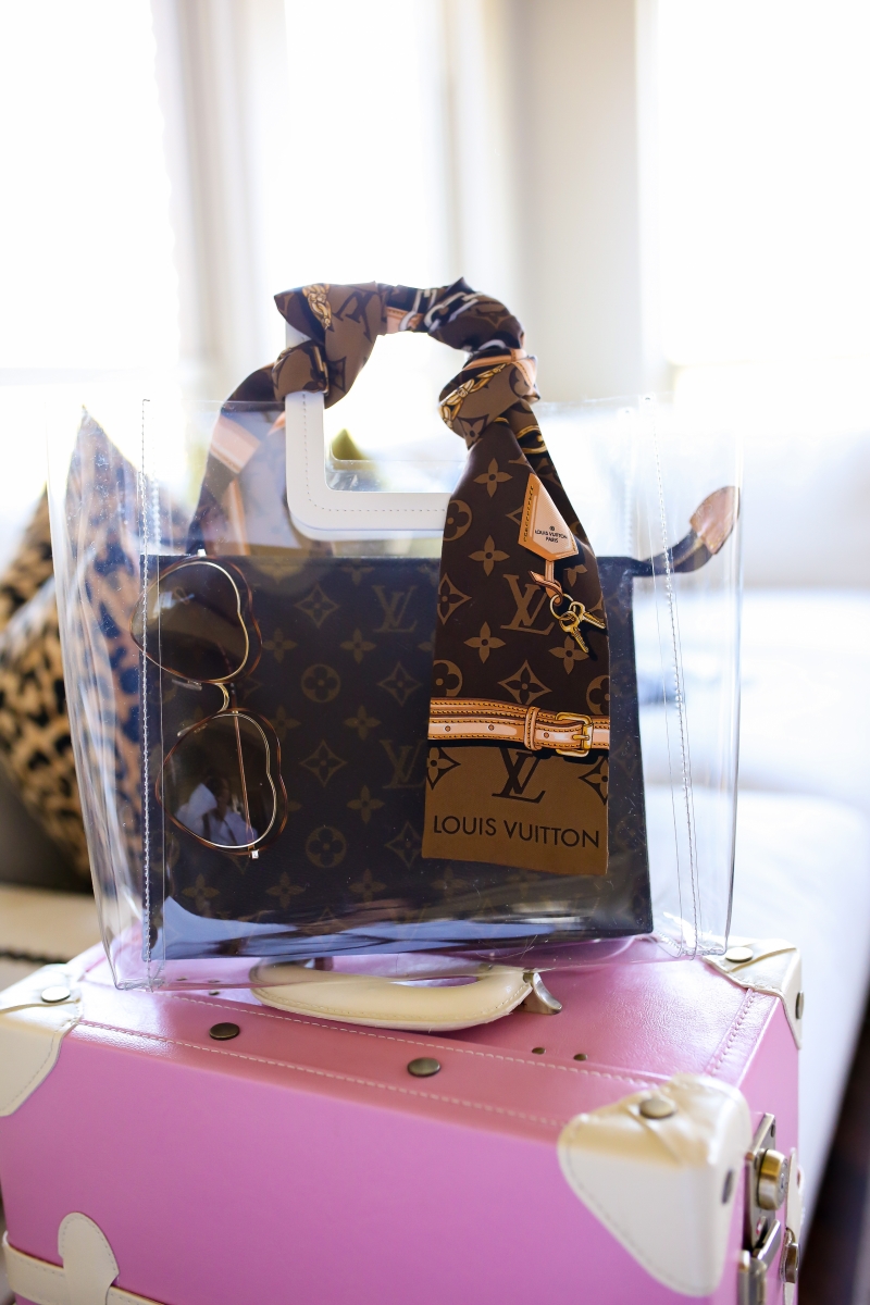 louis vuitton see through handbag