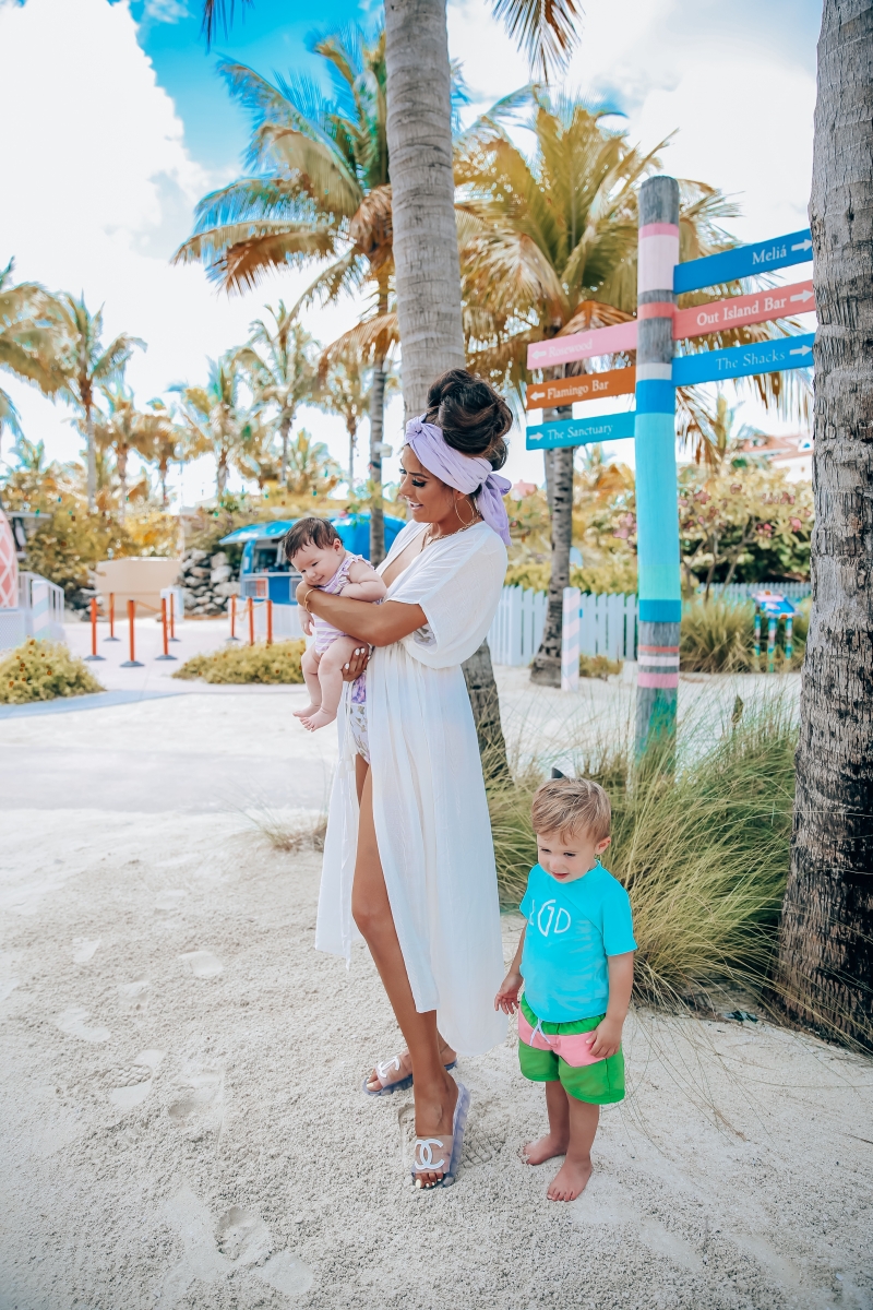 Emily Ann Gemma of The Sweetest Thing Blog shared her favorite postpartum, high-waisted swimsuit for spring and summer.