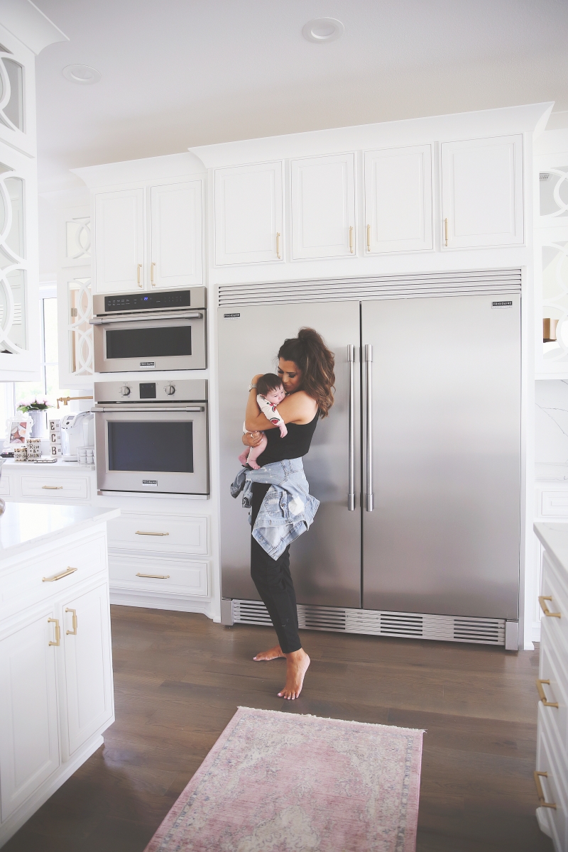 Emily gemma house, Frigidaire appliances, frigidiare large freezer and refrigerator, the sweetest thing, 