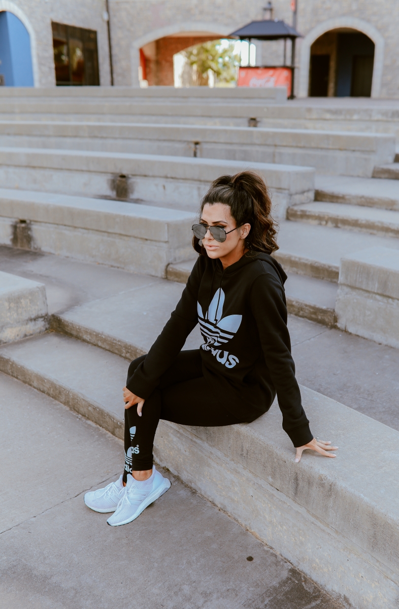 Casual Athleisure Look with Adidas - Thrifty Pineapple