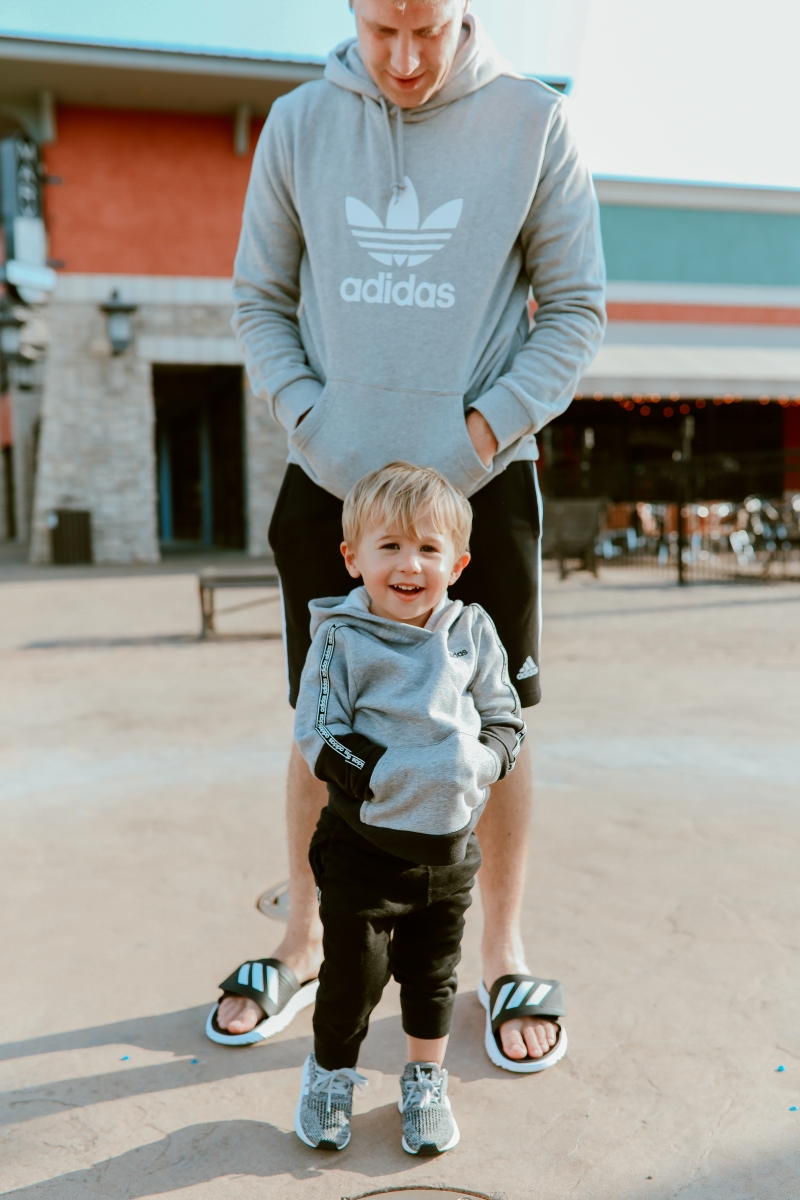 Adidas Athleisure For The Family, Emily Ann Gemma of The Sweetest Thing Blog, eBay discounted Adidas clothing