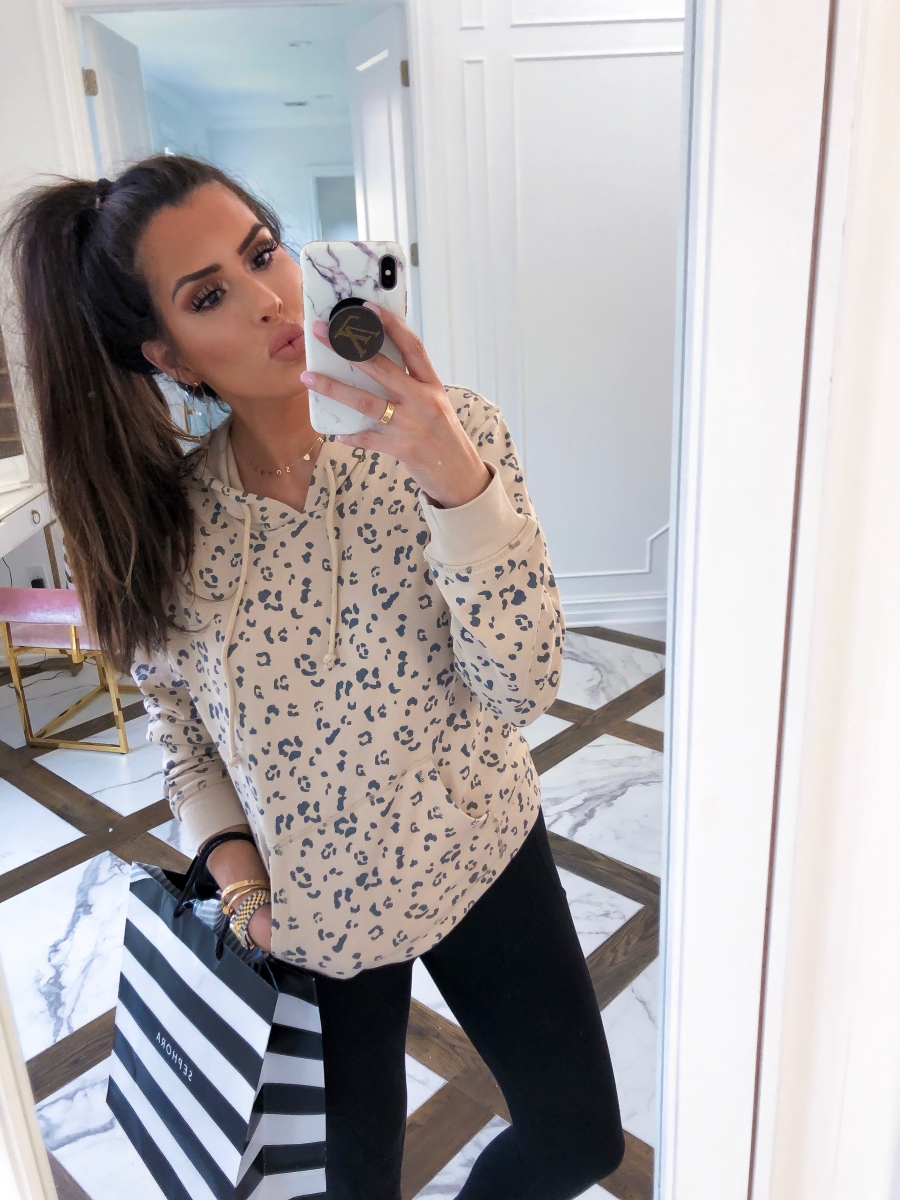 Sephora VIB event beauty blogger 2019 august, leopard Hoodie