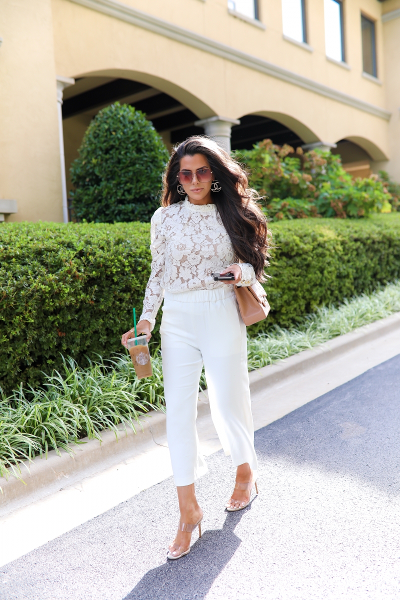 Styling Creamy Culottes + Lace For Fall