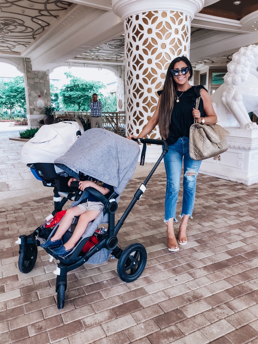 emily ann gemma, Double stroller review, Bugaboo Donkey stroller