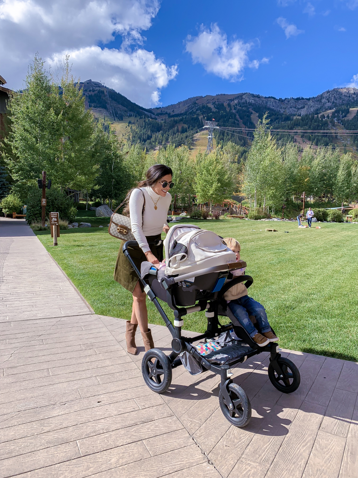 The Best Things to Do in Jackson Hole in the Fall featured by top US travel blog, The Sweetest Thing | bugaboo double stroller review, emily gemma, jackson hole review october