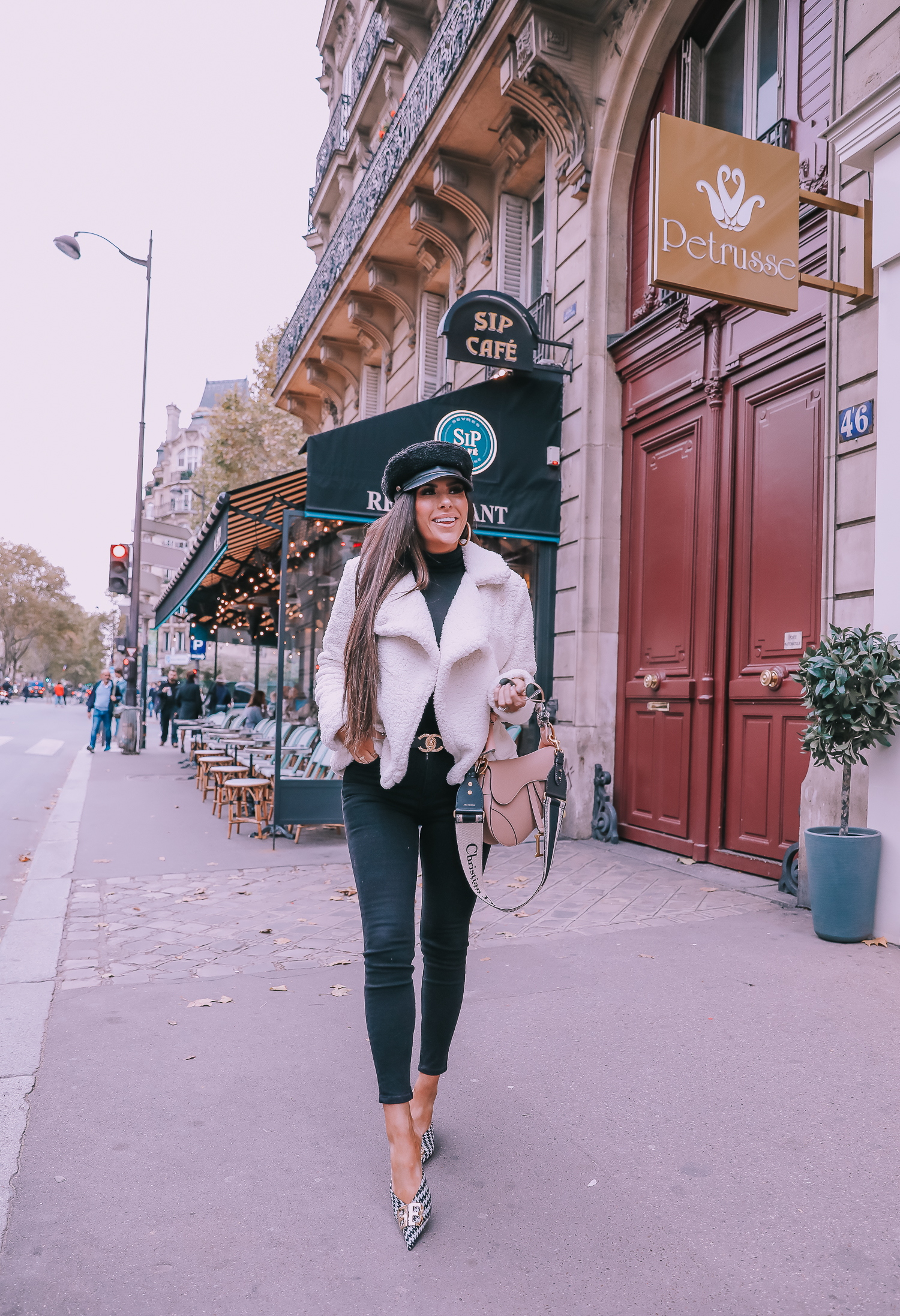 A Cozy Ivory Peacoat, Winter Fashion