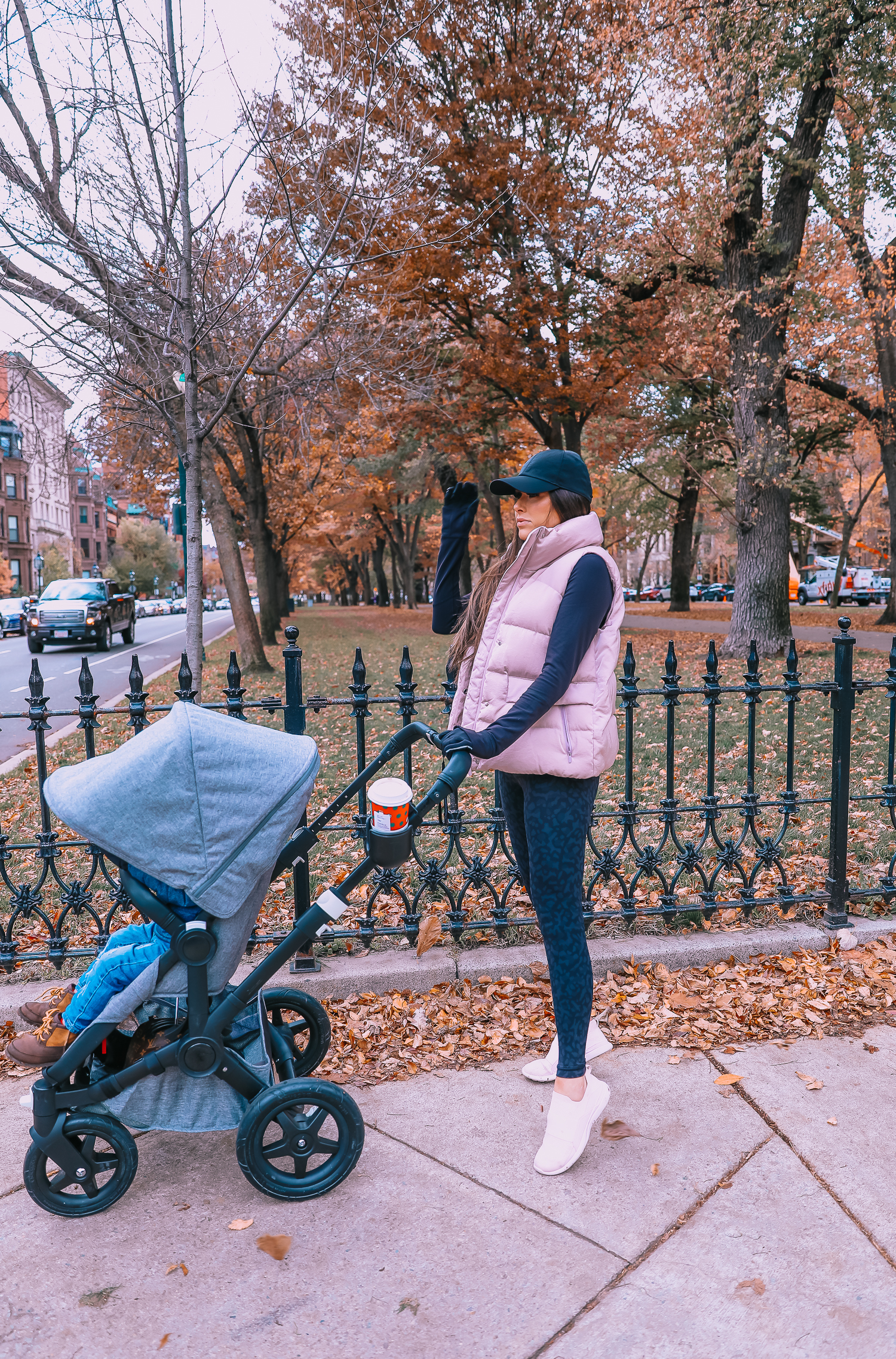 Lululemon Leopard Leggings and Vest Outfit | The Sweetest Thing