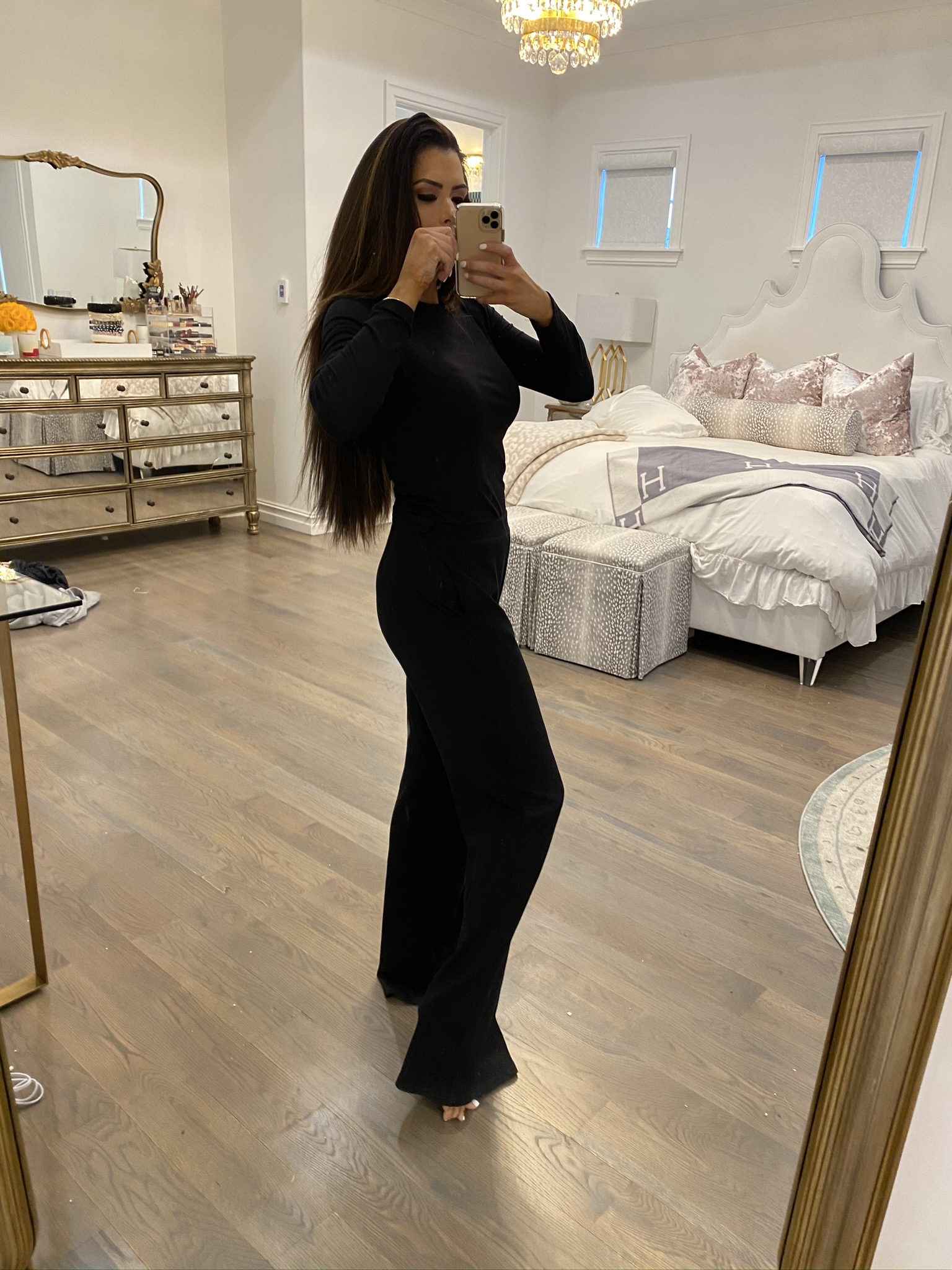 Instagram Recap by popular US fashion blog, The Sweetest Thing: image of a woman wearing a Verishop LETT Montreal Rib Top and a Verishop LETT Heathrow Wide Leg Pant.