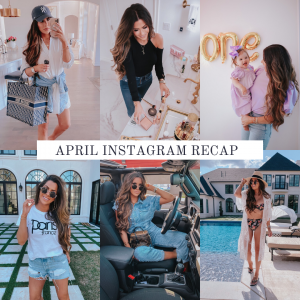 instagram recap, spring fashion trends, summer fashion | Instagram Recap by popular US life and style blog, The Sweetest Thing: collage image of various Instagram pictures. 