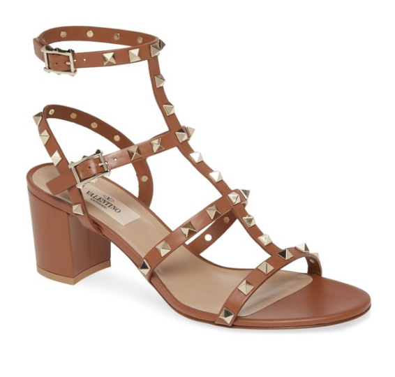 rockstud block heels