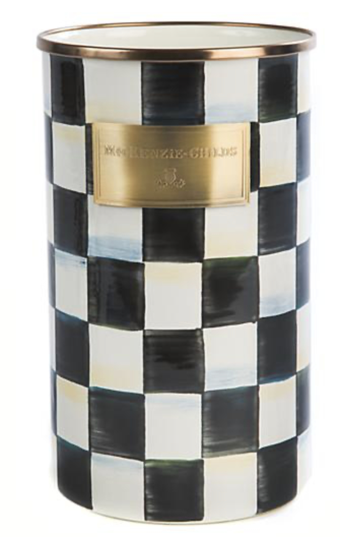 Courtly Check Enamel Utensil Holder The Sweetest Thing