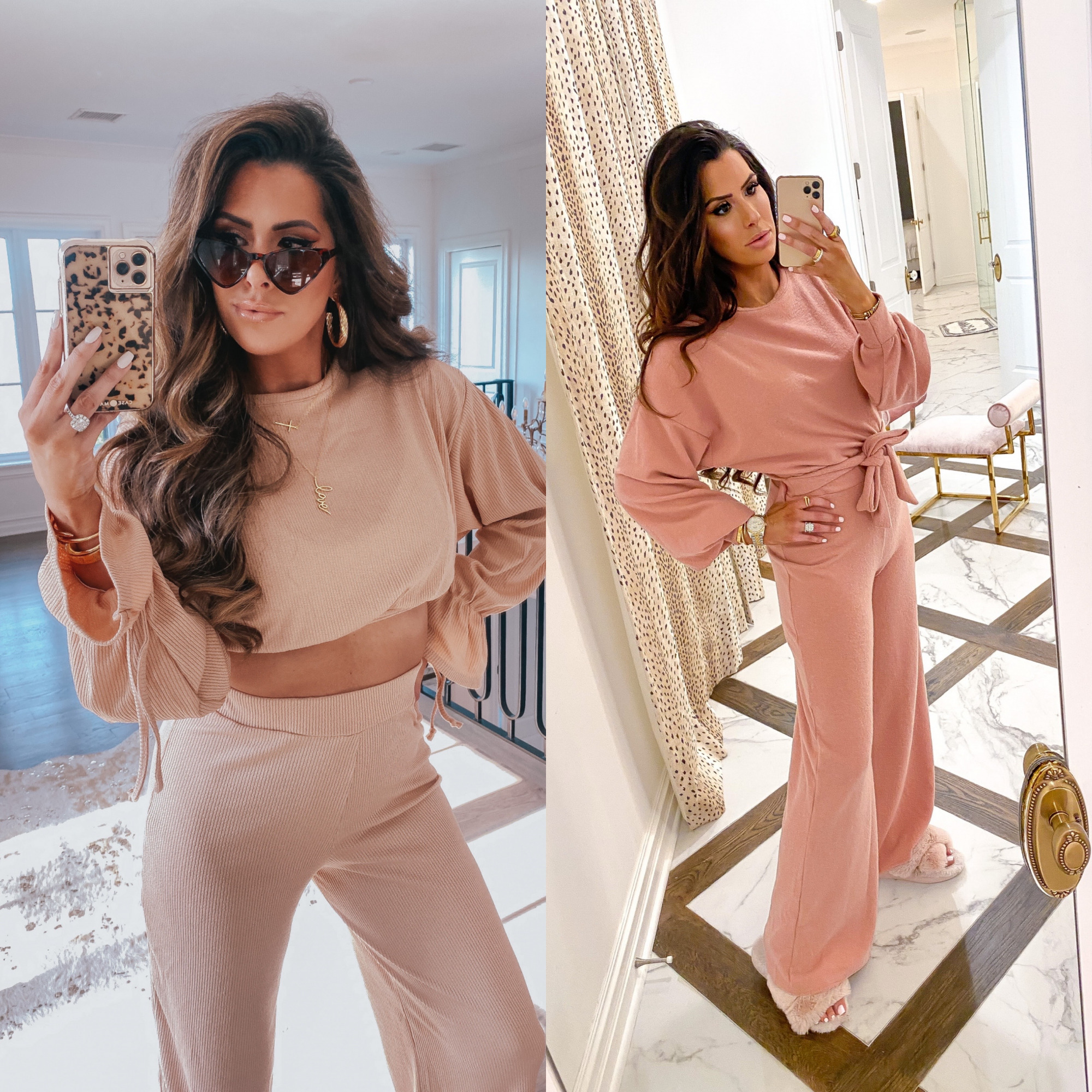 LTK day fall 2020, fall fashion loungewear, nasty gal loungewear, emily ann gemma |  Sale Alert by popular US fashion blog, The Sweetest Thing: image of Emily Gemma wearing a Nasty Gal jogger set. 