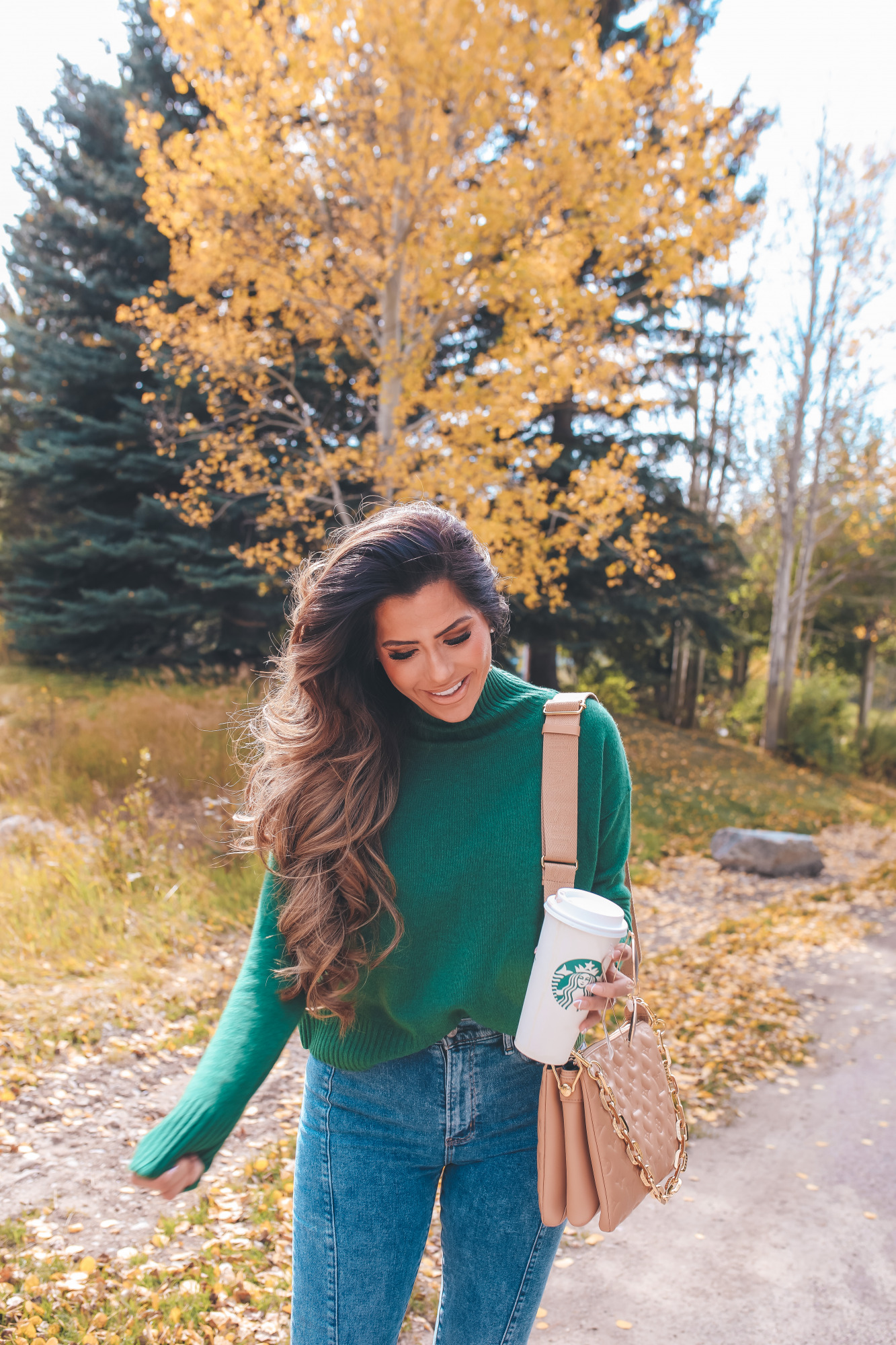 Emily Gemma on X: Quick #ootd snap with my fave leopard mules & this  Louis Vuitton wallet that I'm giving away on my blog- only a few hours left  to enter!🍁💗👖 [outfit