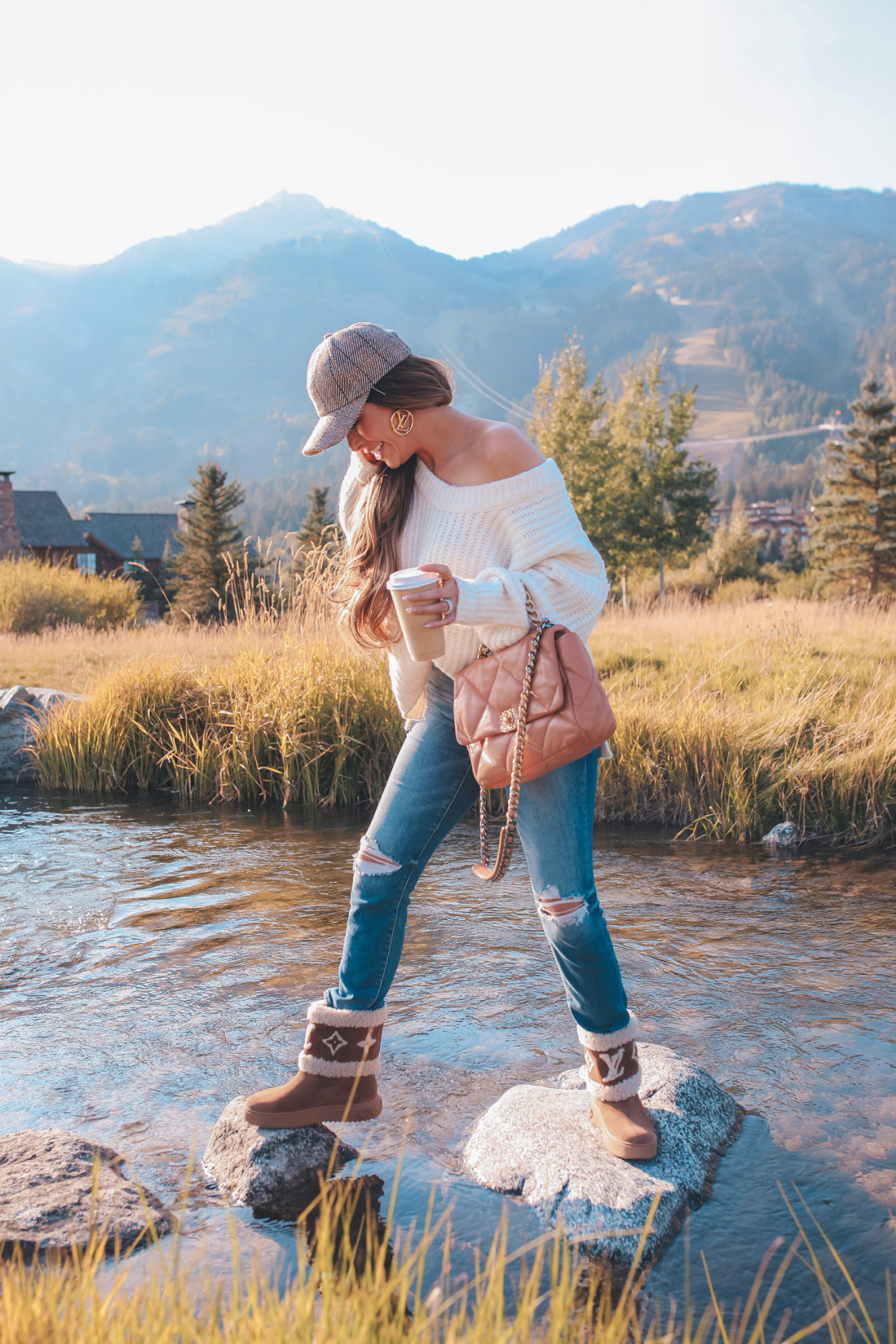 Cozy Casual Fall Outfit In Jackson Hole 🍁🏔