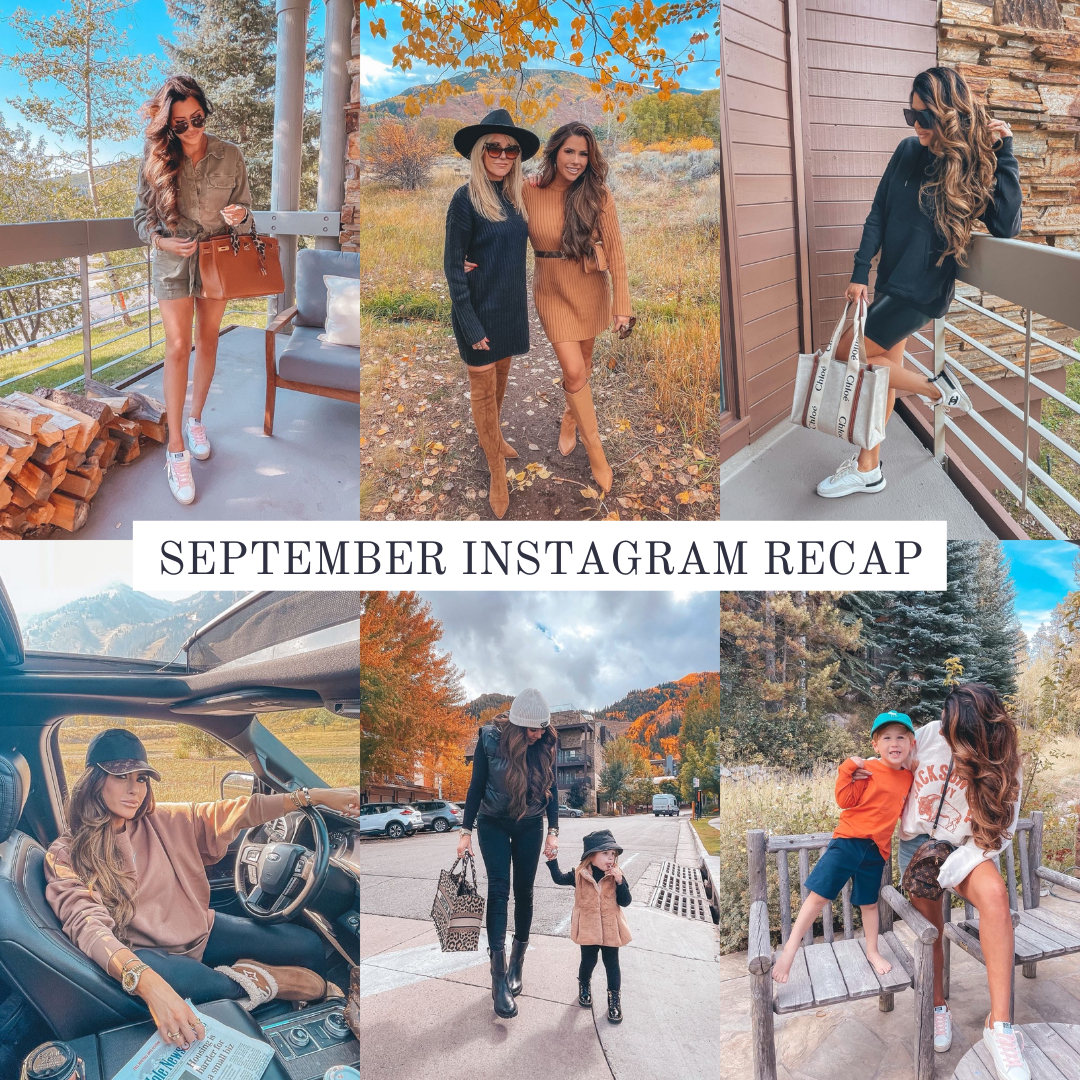 September 2021 Instagram Recap featured by top US fashion blogger, Emily Gemma of The Sweetest Thing