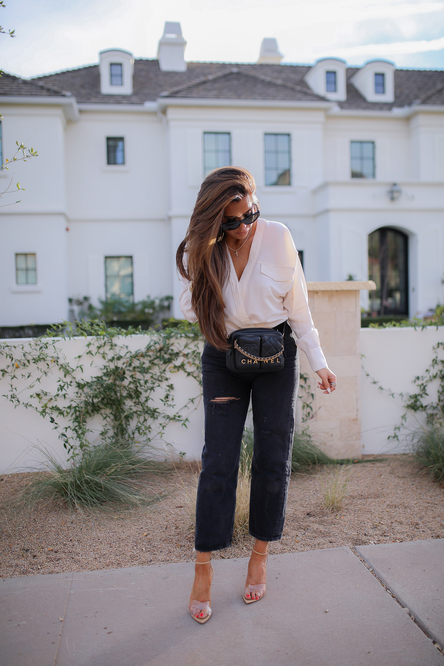 Transitional Winter to Spring Look featured by top US fashion blogger, Emily Gemma of The Sweetest Thing