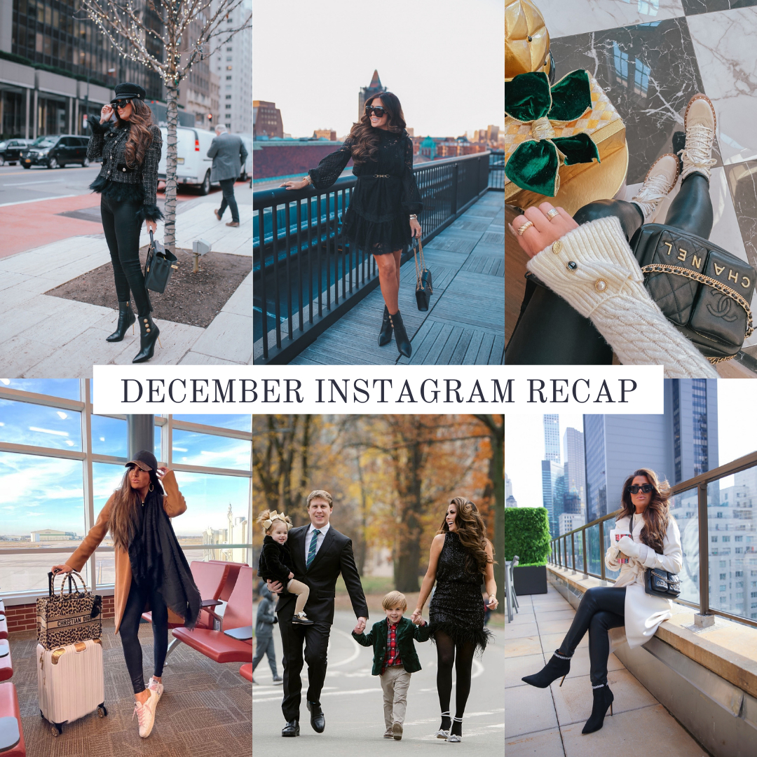 December Instagram Fashion Recap featured by Emily Gemma of The Sweetest Thing