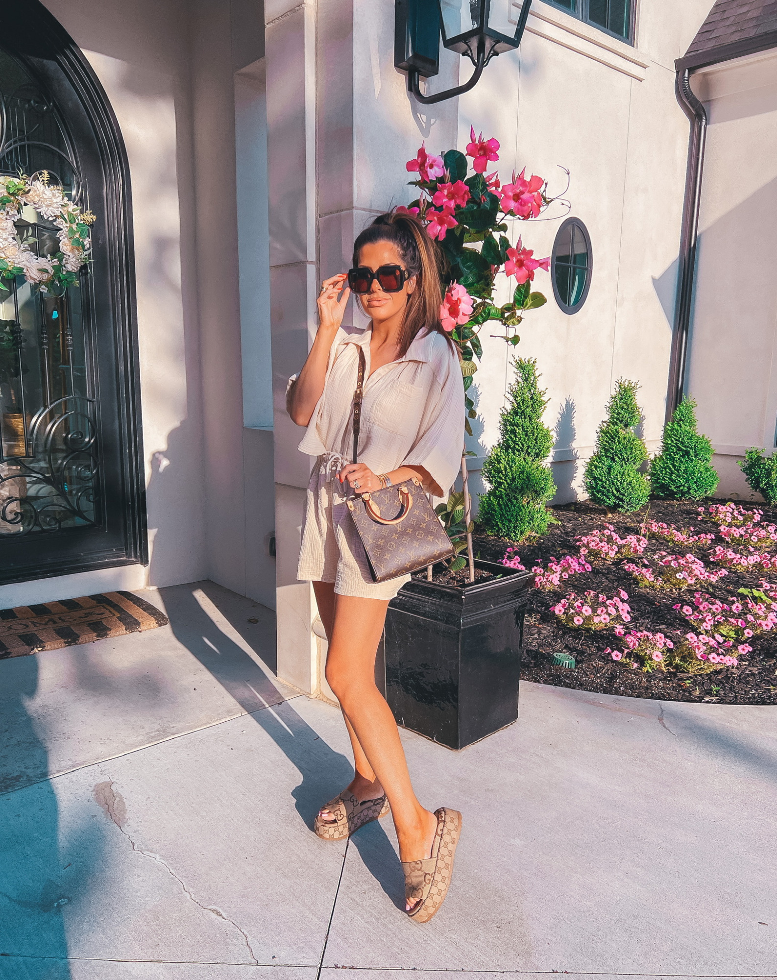 Emily Ann Gemma, The Sweetest Thing Blog, Louis Vuitton Bag, Summer  Outfit, Emily Gemma Inst…