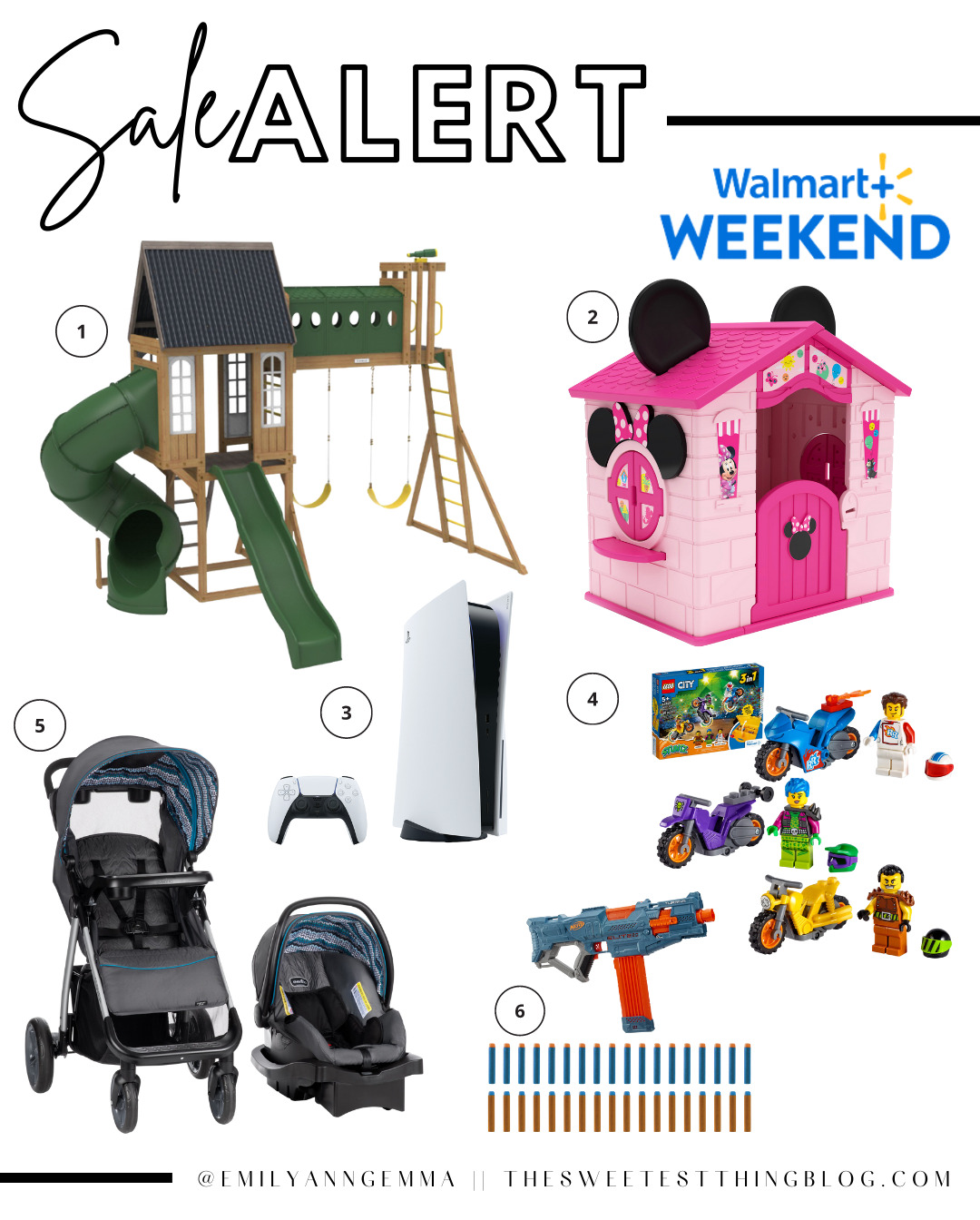 Walmart Sale 2022, Walmart Plus Weekend, Backyard Toys 2022, Emily Ann Gemma