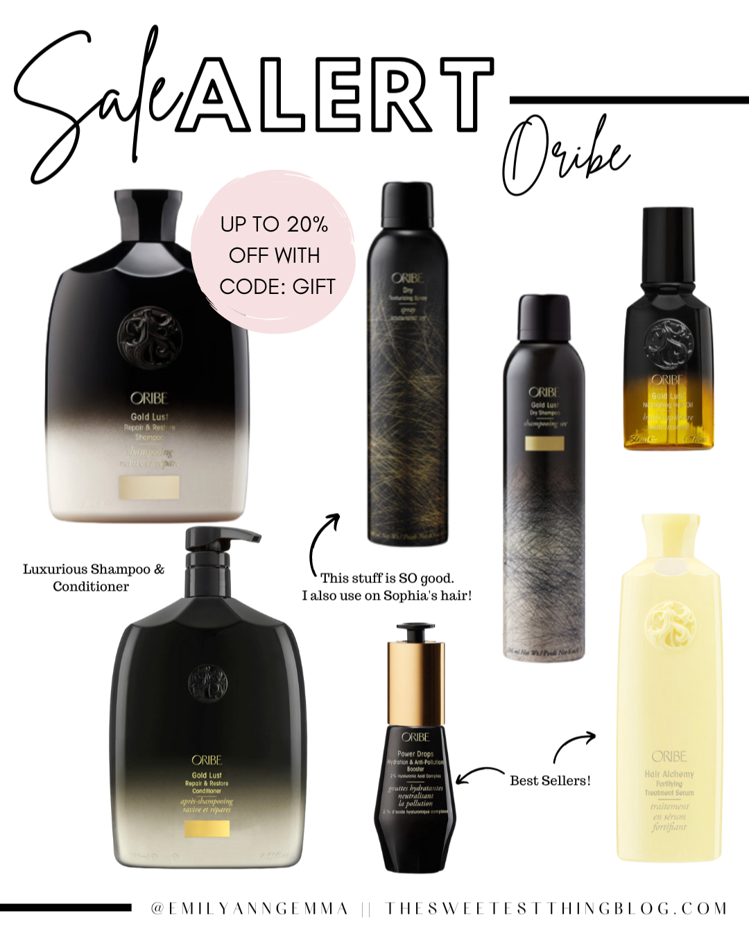 Best of Black Friday Sales 2022, Oribe Black Friday Sales, Cyber Monday Sale 2022, Emily Ann gemma